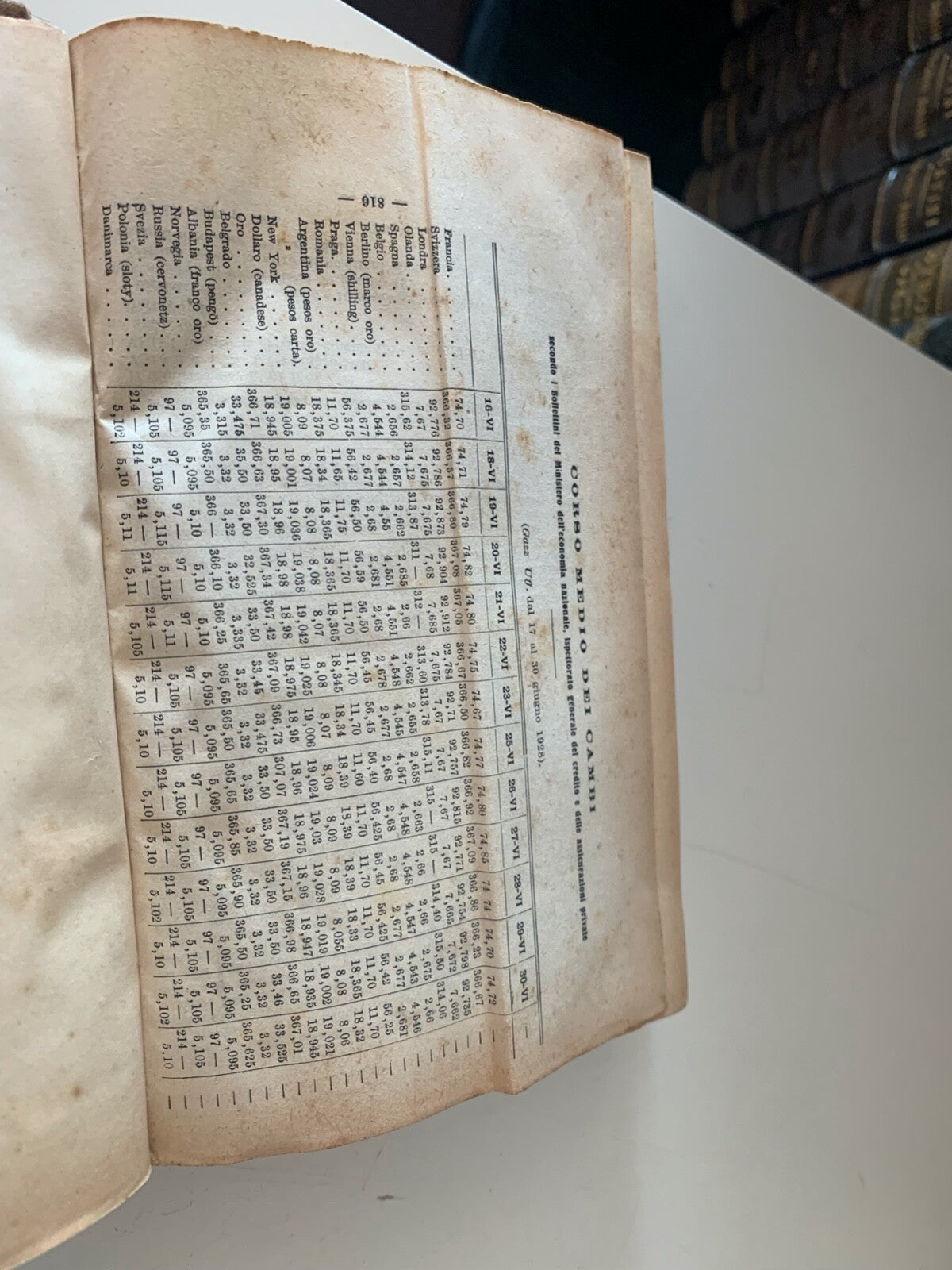 Livre Chronologie Législation Italienne Giovanni Davioini Vintage 1928
