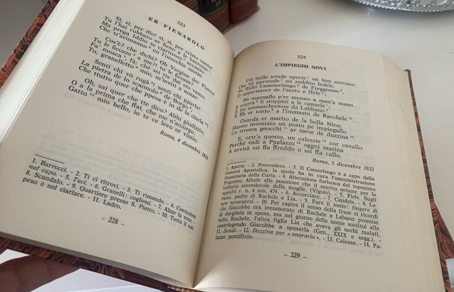 🔴 Wunderschöne Sammlung aller römischen Sonette, 5 Bände, nummerierte Ausgabe, handgebunden 1966
