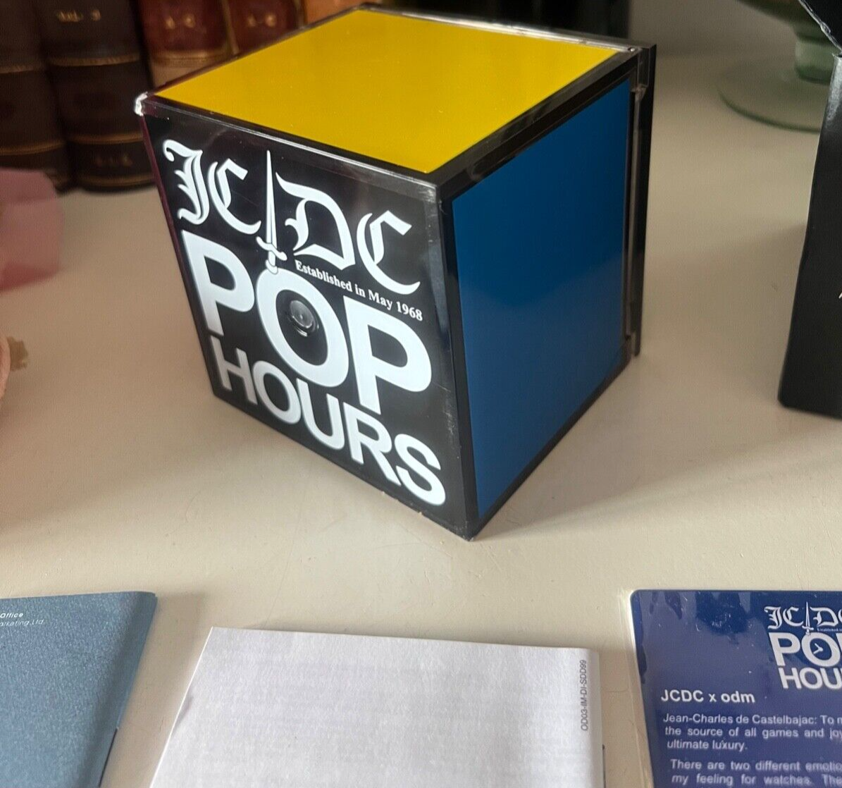 🔴 JEAN CHARLES DE CASTELBALJAC POP HOURS Uhrenbox mit Garantie 
