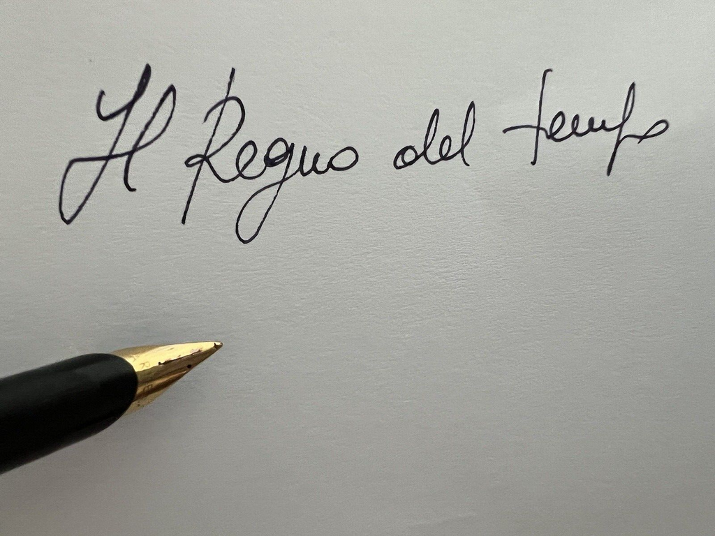 🔴 PARKER penna stilografica Arrow lacca nera profili dorati a cartuccia scrive