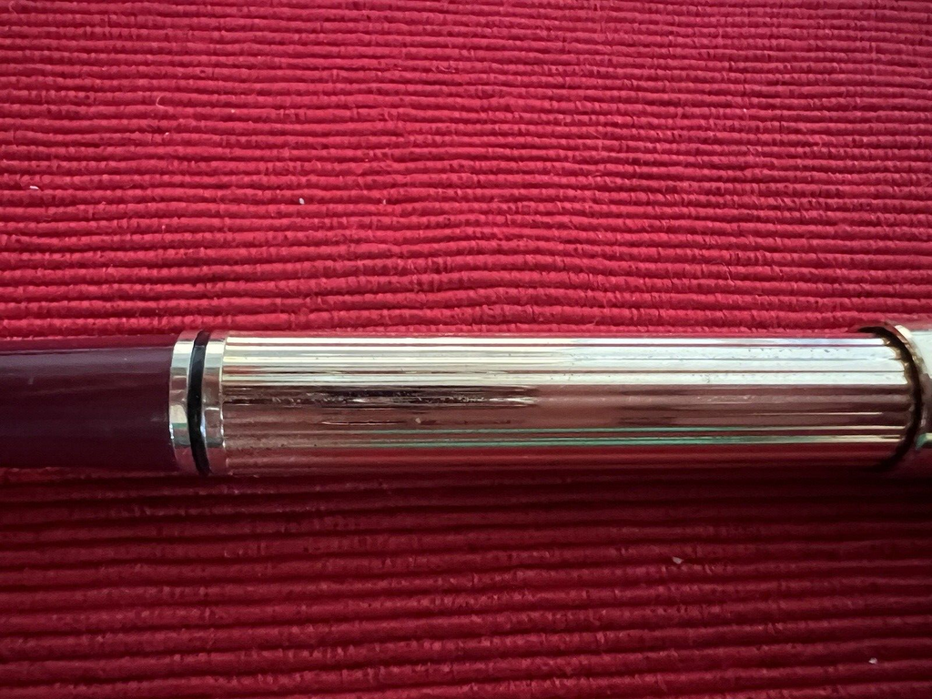 Pen Fountain Pen Gold Cartridge A Iridium Point 7 Drop Red Vintage