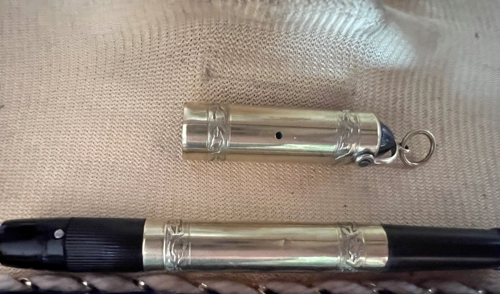 Anglo Amer Stylo-Plume Stylo à Plume Rétractable Or Fonctionne Vintage B