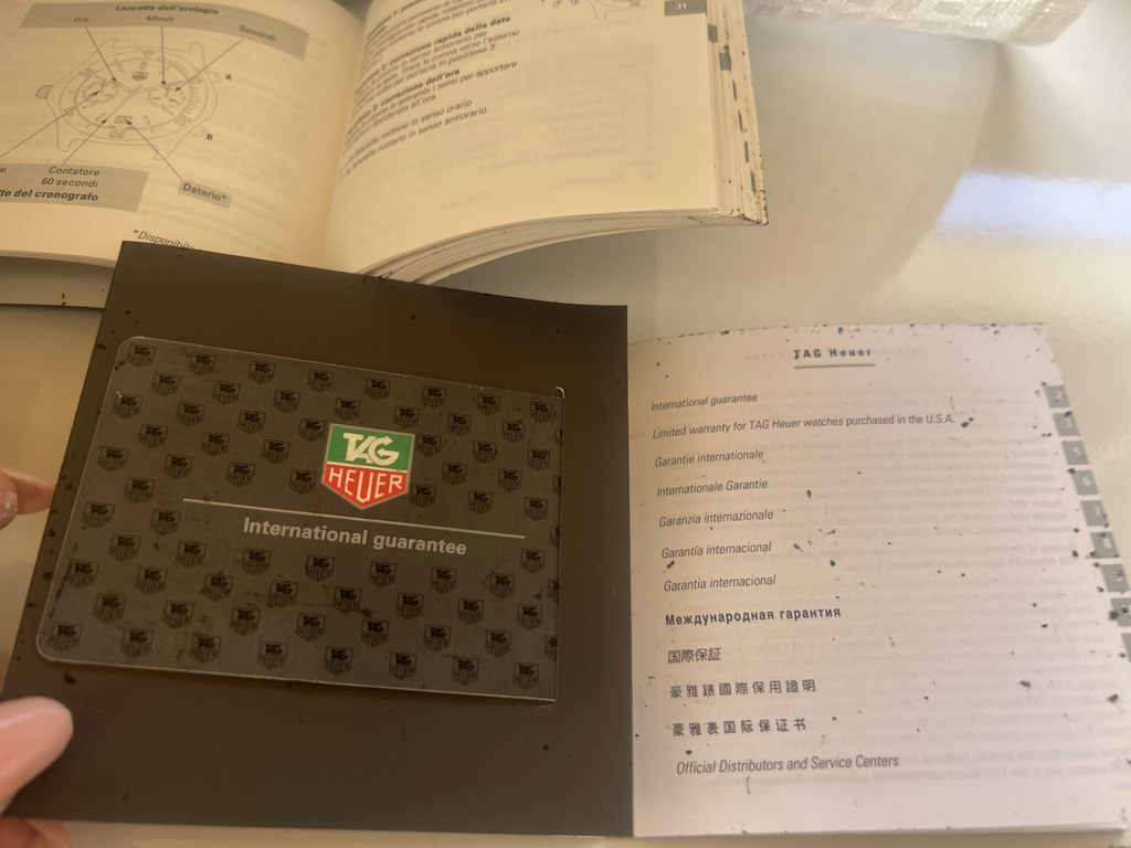 🔴 TAG HEUER box scatola orologio astuccio Autavia Calibro II libretti GARANZIA