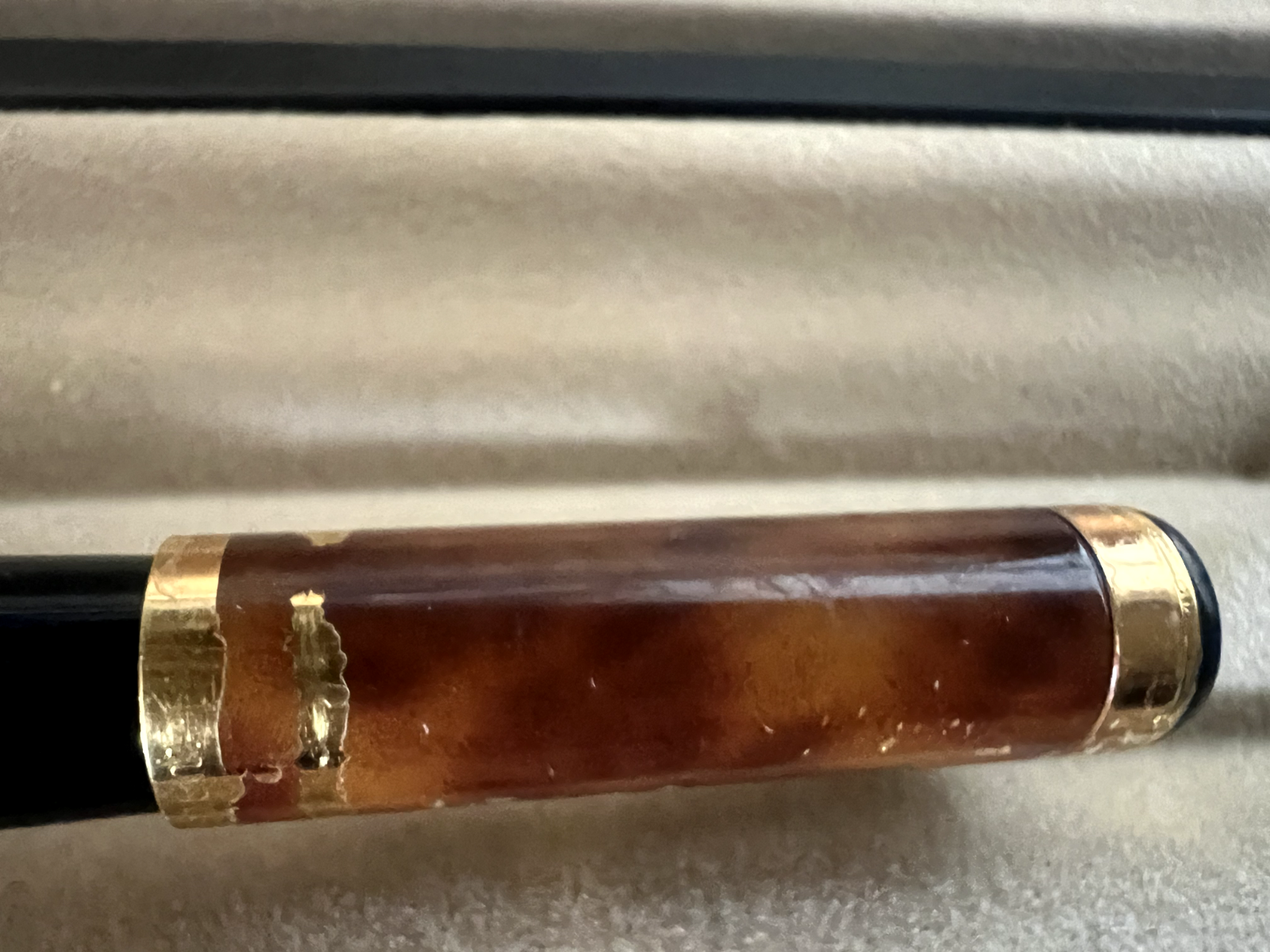 WATERMAN Bolígrafo Laca Marmoleada Escribe Vintage