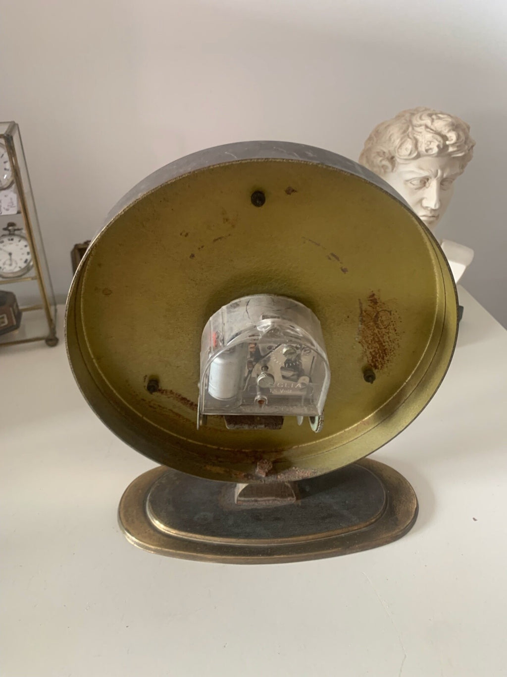 🔴 VEGLIA ELEKTRON orologio appoggio tavolo da revisionare parti vintage