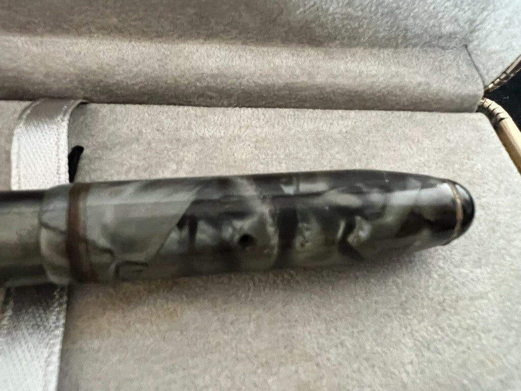 Do Write Stylo-Plume Stylo à Plume Marbré À Piston Écrit Antique