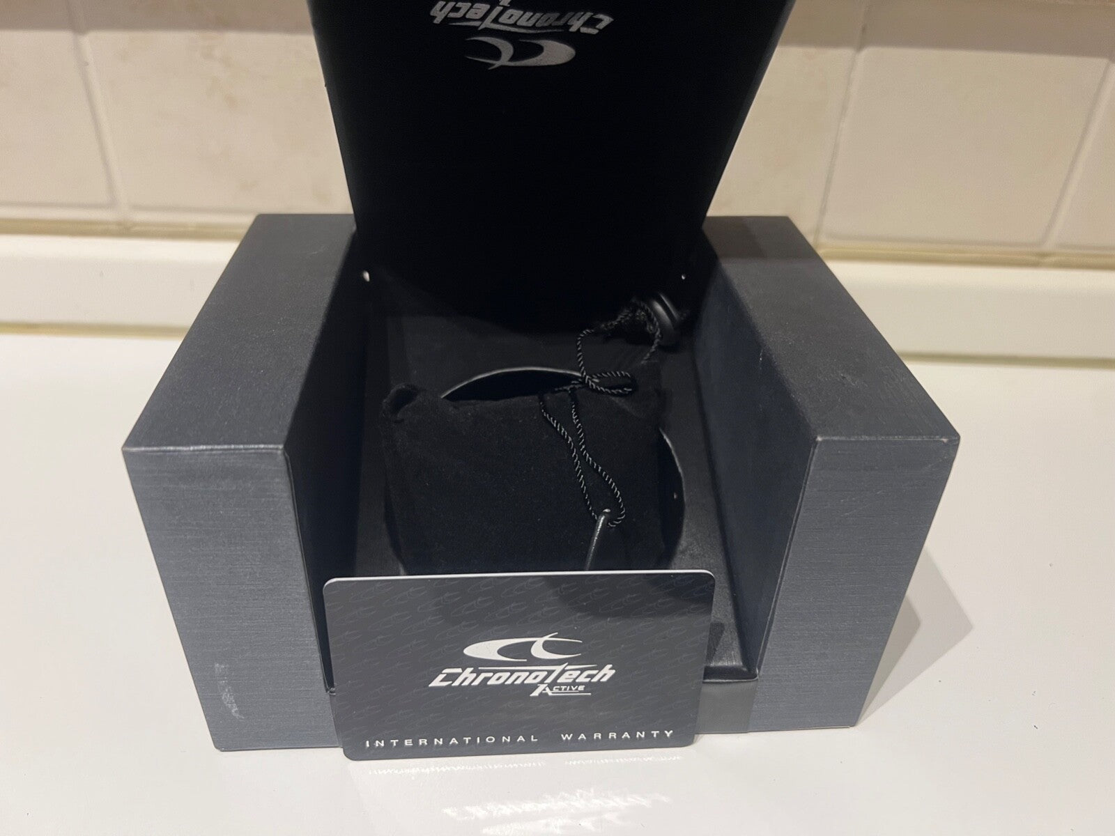 🔴 CHRONOTECH ACTIVE box scatola orologio custodia garanzia cartellino