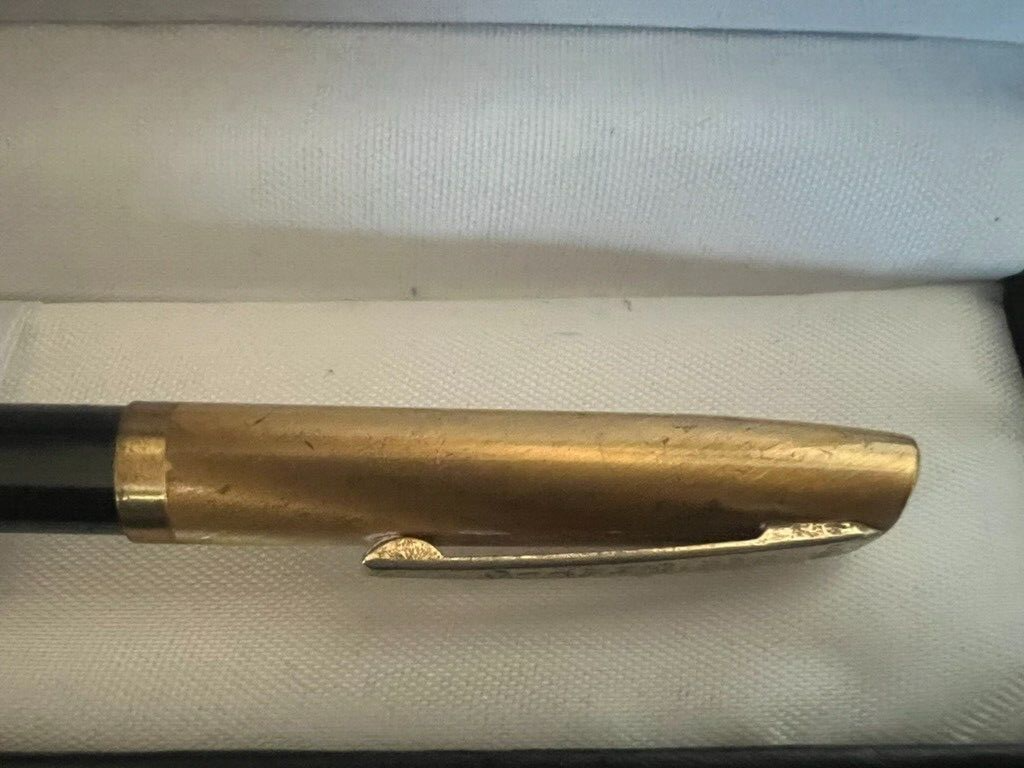 🔴 CAP O MATIC penna sfera a scatto cappuccio laminato americana BNA vintage