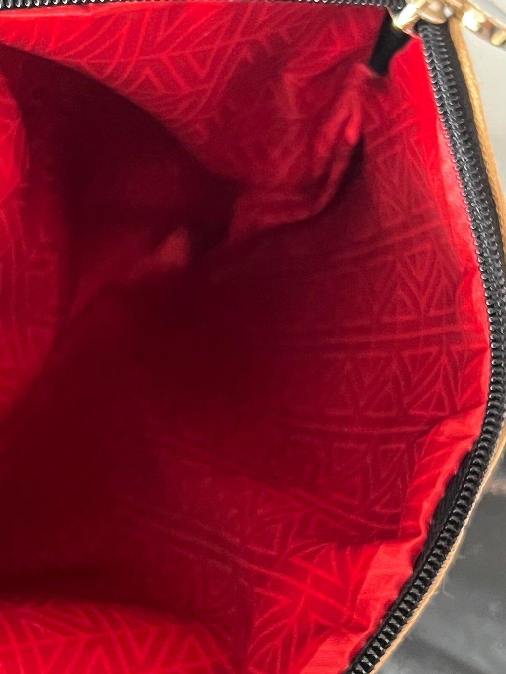 🔴 BULGARI pochette Alitalia porta IPAD organizer viaggio tessuto champagne L26