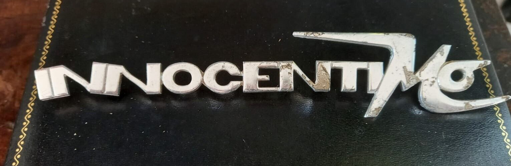 Armes Innocenti Morris Voiture Écrit Emblème Orrnement Logo Vintage G