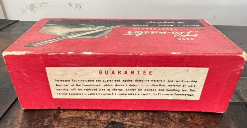 Flomaster Warmes Boîte Stylo-Plume Kit Maintenance Étain Notice Vintage 1930