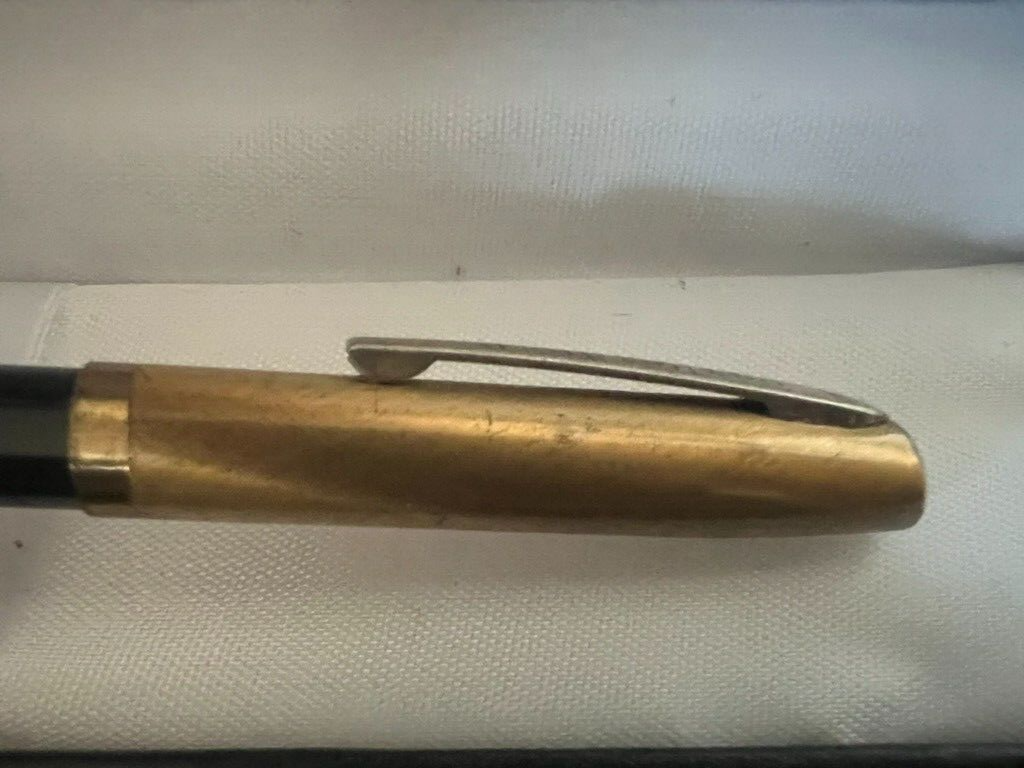 🔴 CAP O MATIC penna sfera a scatto cappuccio laminato americana BNA vintage