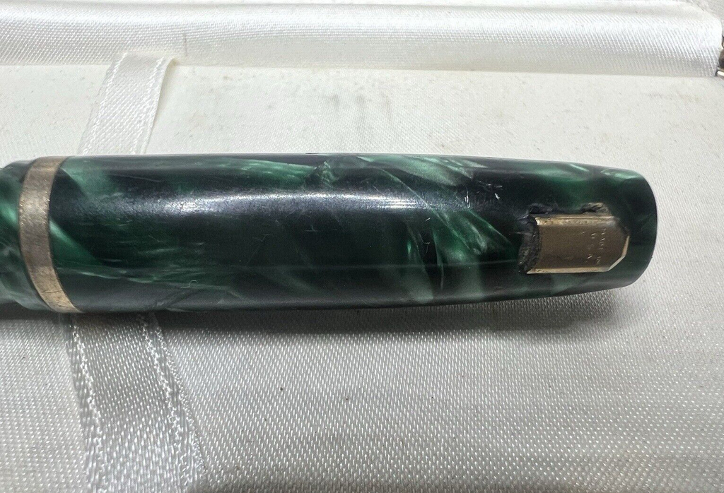 Eversharp Stylo-Plume Stylo à Plume Celluloid Levier Oxford Vintage Écrit '30 