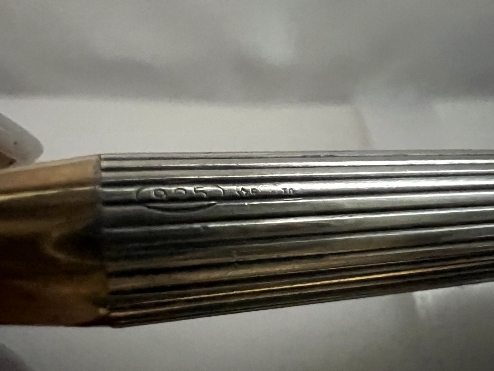 🔴 AURORA penna sfera Marco Polo ARGENTO 925 MASSICCIO smalti blu 1