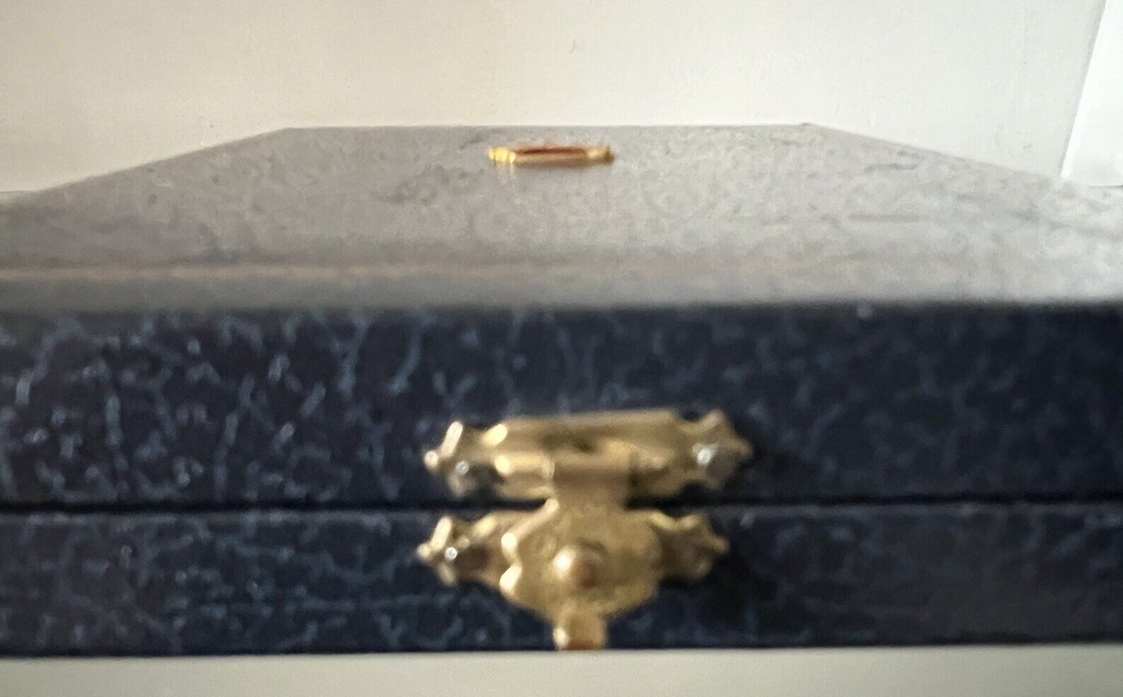 🔴 CEJALVO CRUZ scatola moneta medaglia stemma corona reale Spagna 12 h 17