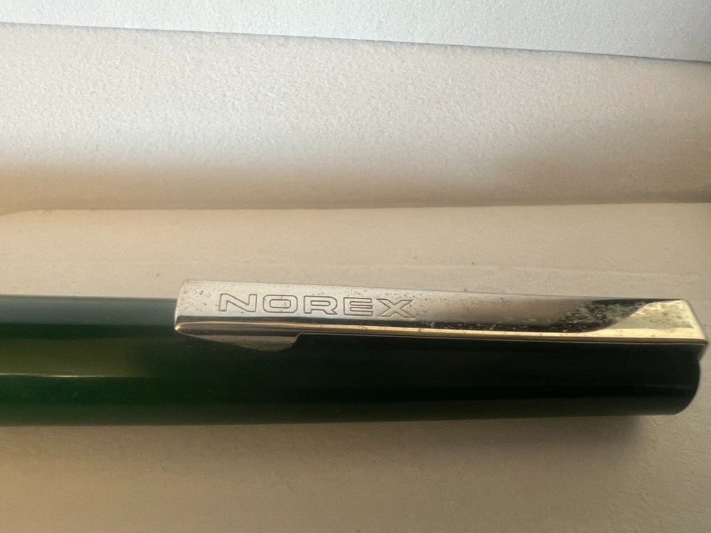 🔴 NOREX penna stilografica Bonnie Bonnets verde a cartuccia vintage