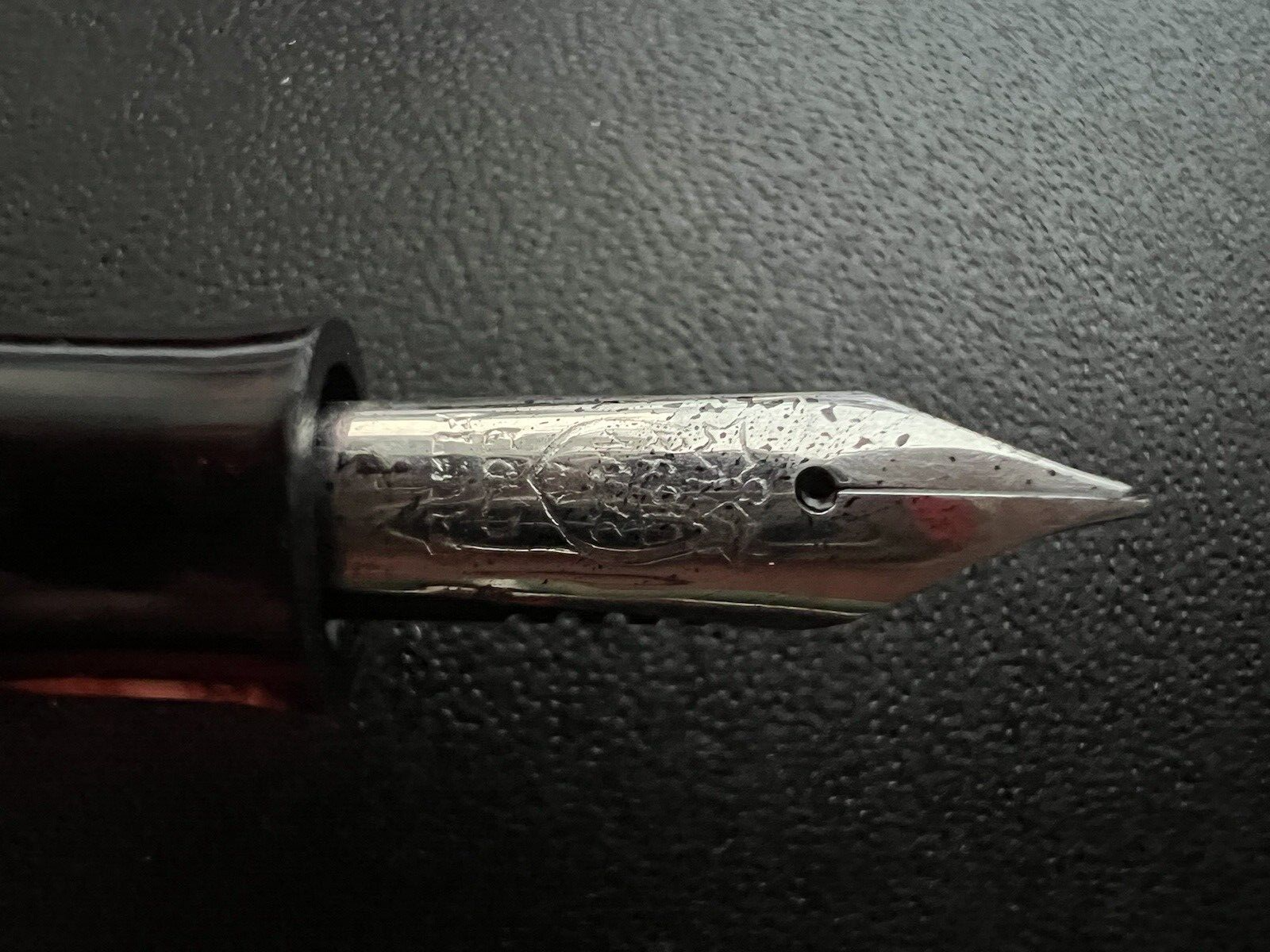 🔴 EXCELSIOR penna stilografica celluloide marmorizzata pistone vintage SCRIVE