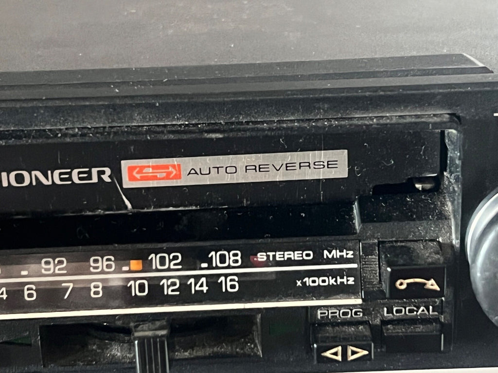 Pioneer car Radio Stéréo 7 Autoreverse Années 1980 Vintage Rare