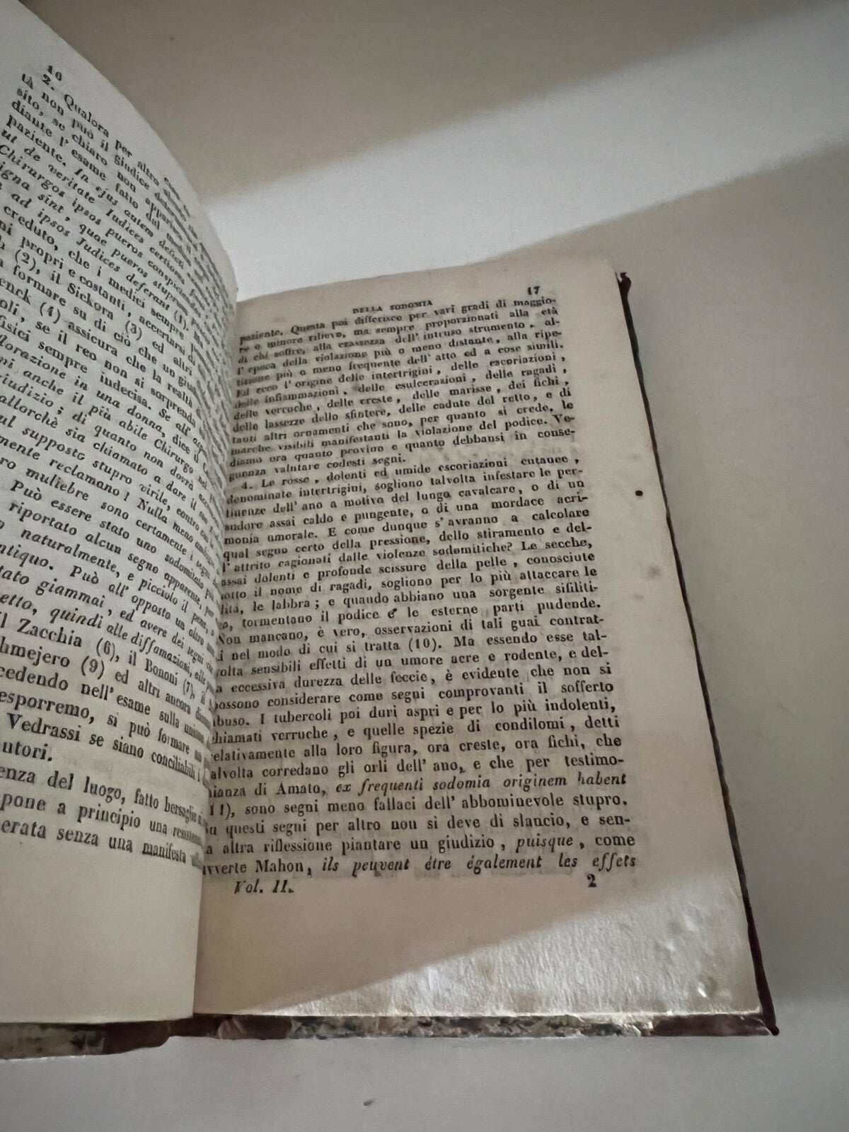 Livre Médecine Forense Giuseppe Tortosa Typographie Governativa Bologne 1842