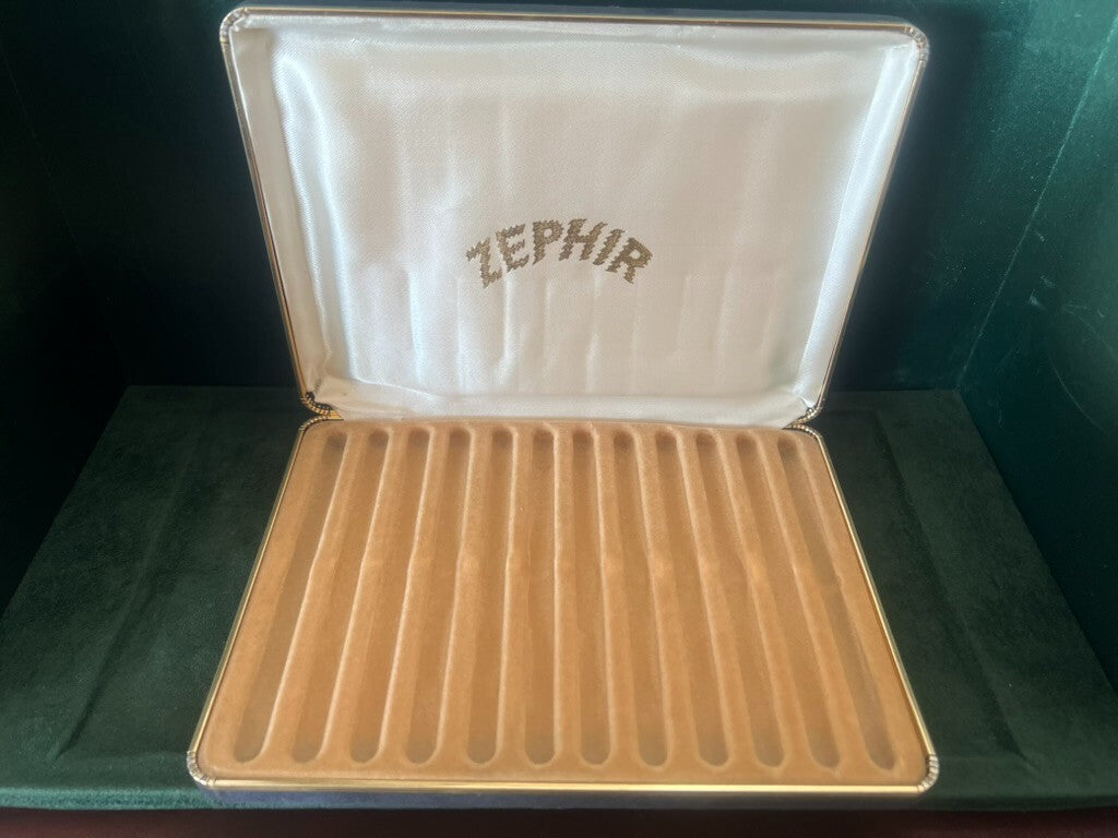 Zephir Boîte Exposition Boîte Porte-Stylo 12 Sphère Ou Stylos-Plumes Vintage 