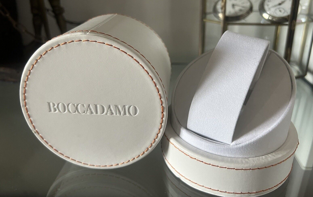 🔴 BOCCADAMO box scatola orologio bianca custodia con cuscino COMPLETO