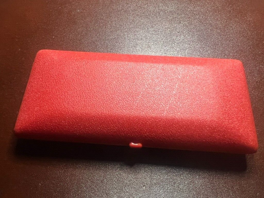 LANCO Box Armbanduhrenetui Rot Vintage 