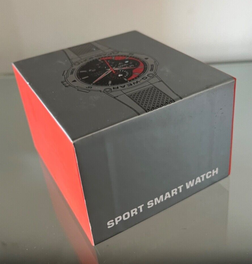 🔴 SPORT SMART WATCH box scatola orologio cofanetto custodia con fermo