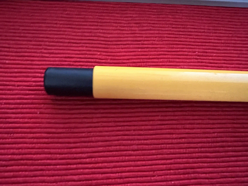Parker Stylo-Plume Sphère Roller Vector Jaune Écrit Avec Boîte Utilisé Vintage