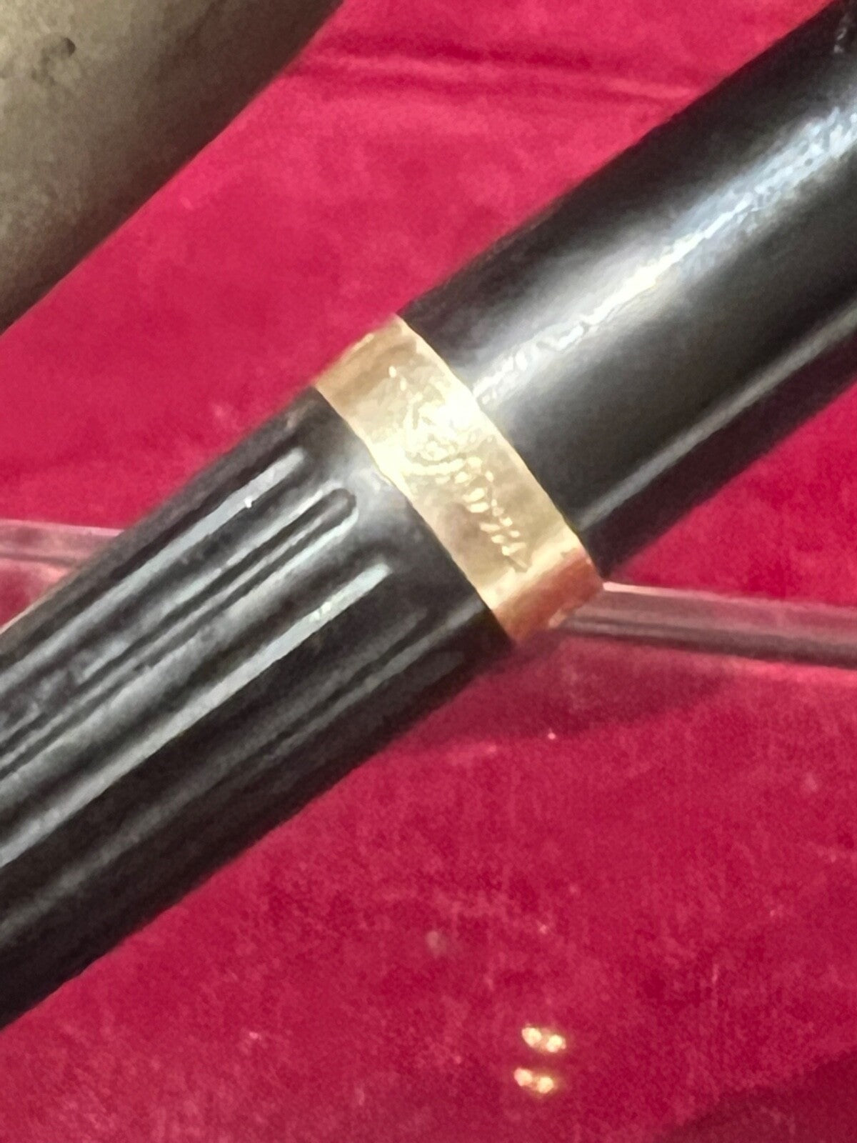 🔴 REFORM Kugelschreiber mit Sylophore-Basis, ewiger Kalender, Schreibtisch, Vintage-Glas 