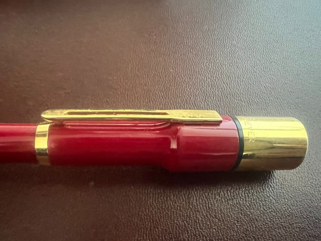 🔴 TANIEVER matita meccanica portamine lacca con timbro Giappone vintage