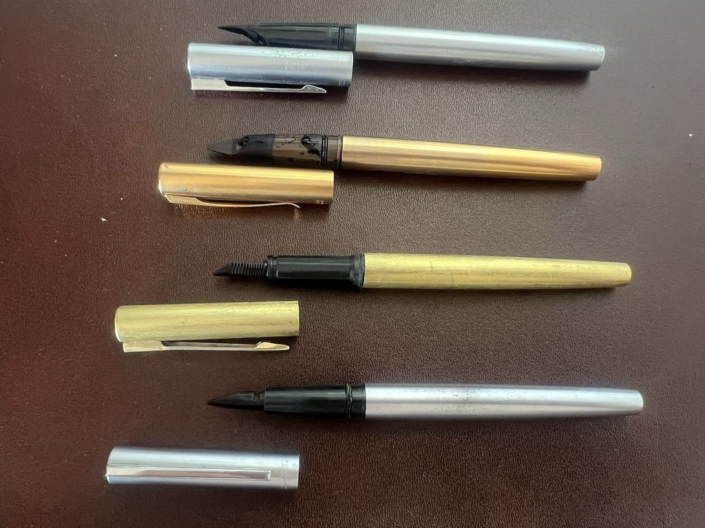 🔴 WATERMAN fountain pen spare parts body caps LOT 4 PCS 