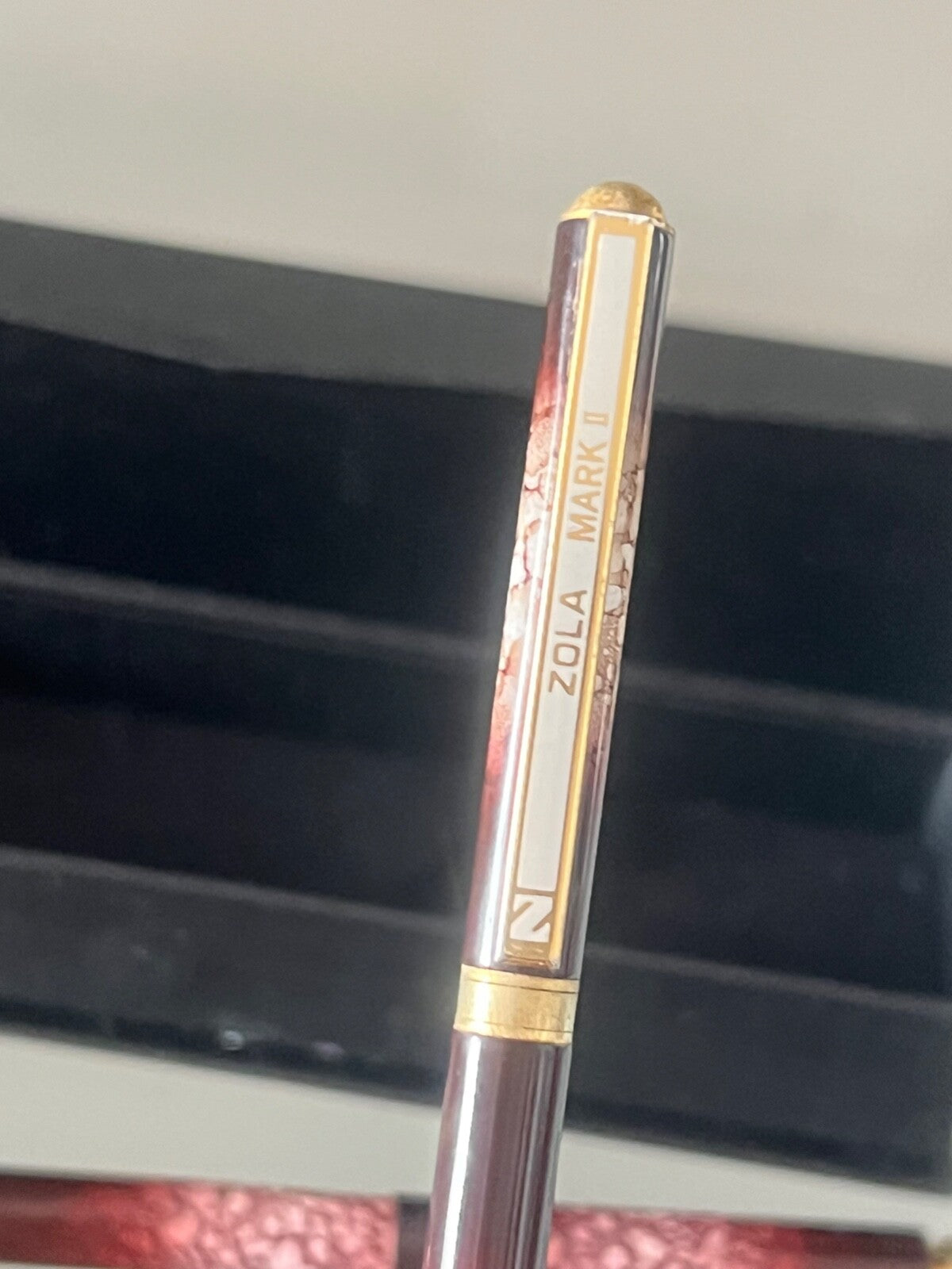 Zola Mark II Stylo-Plume Sphère + Roller Laque Marbrées Scrivono Vintage