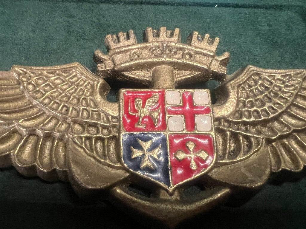 🔴 CREST fermacarte medaglia in plexyglass lotto unico vintage