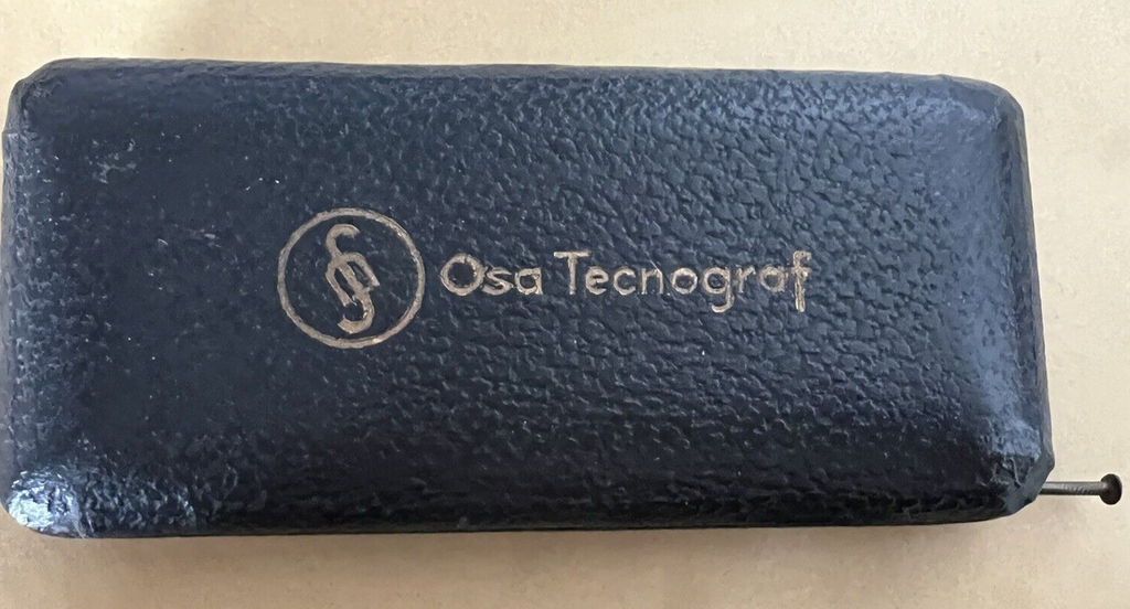 🔴 OSA TECNOGRAF penna TECNICA con astuccio pennini vintage