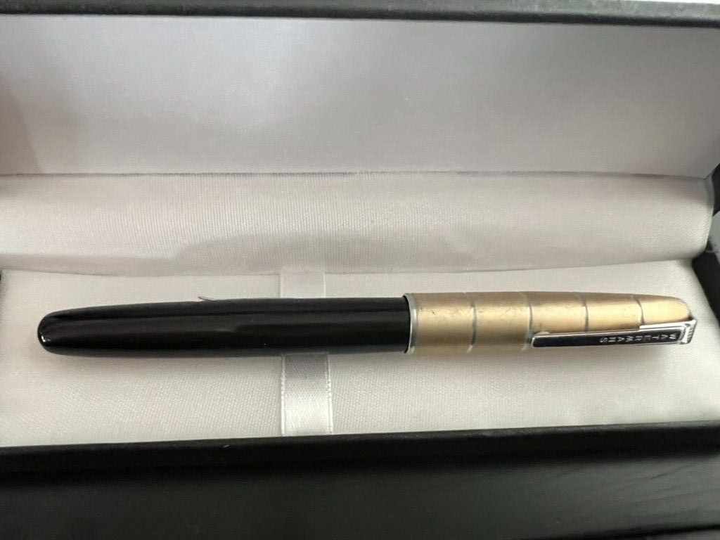 DE WATERMAN Stylo-Plume Stylo à Plume à Levier Or Du 1950 Vintage Écrit