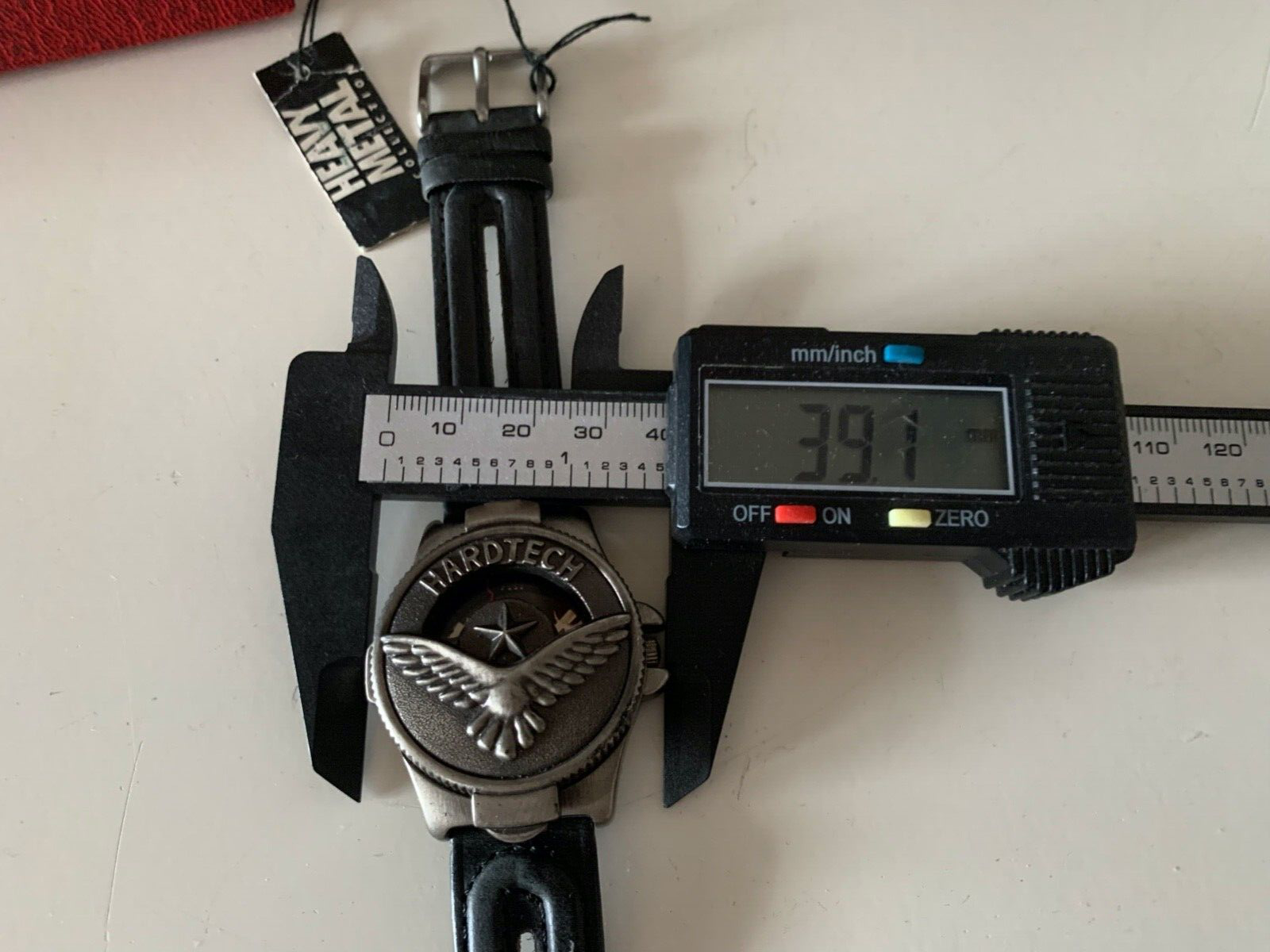 🔴 HEAVY METAL orologio uomo Hard tech collection e cartellino quarzo del 2000