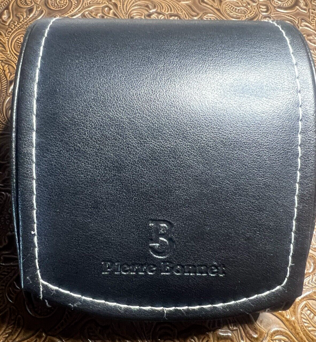 🔴 PIERRE BONNET box scatola orologio astuccio custodia pelle LOTTO 5 PEZZI