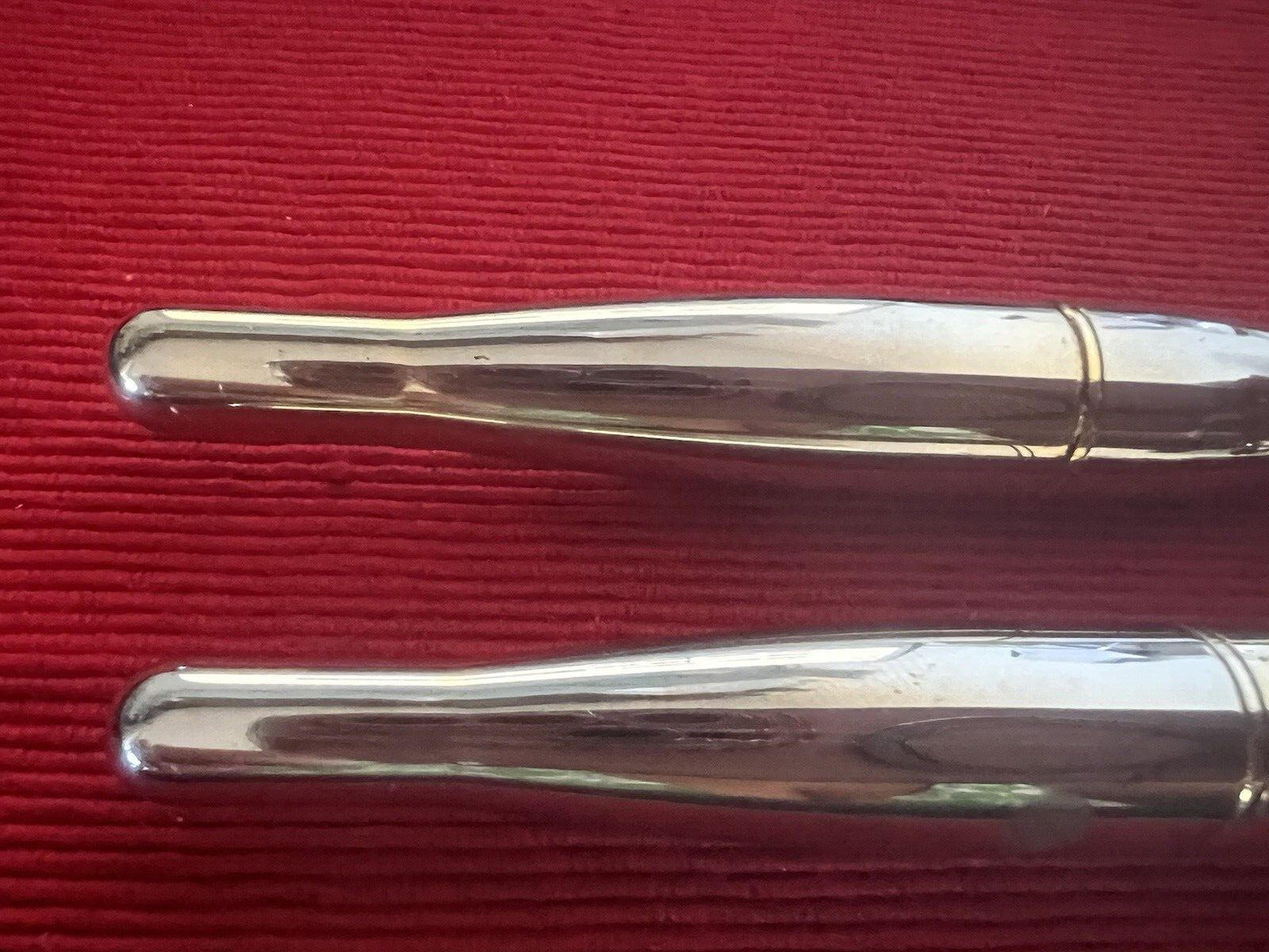 🔴 STILUS chrome fountain pens iridium nib cartridge writes 2 PENS 