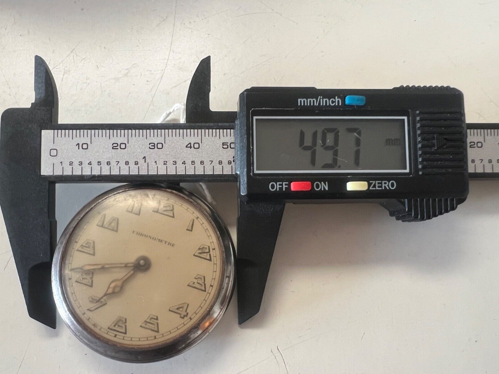 CHRONOMETRE Montre Poche Homme Remontage Manuel De Examen Pièces