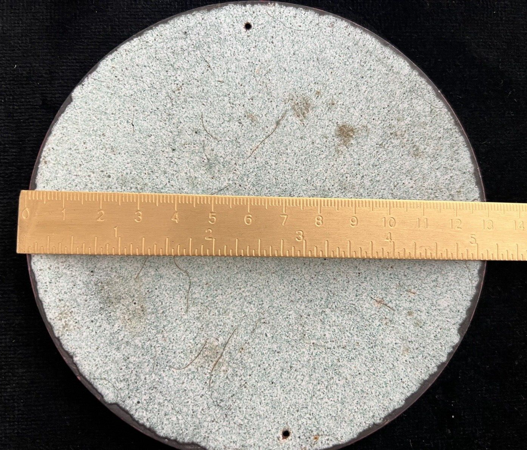 Quadrant Watch Pendulum Wall Enamelled Numbers Roman Vintage