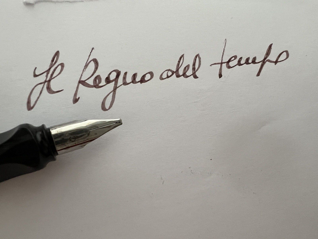 Lamy Pen Fountain Pen Safari Brown Pen Technical Italic 1.5 Marking