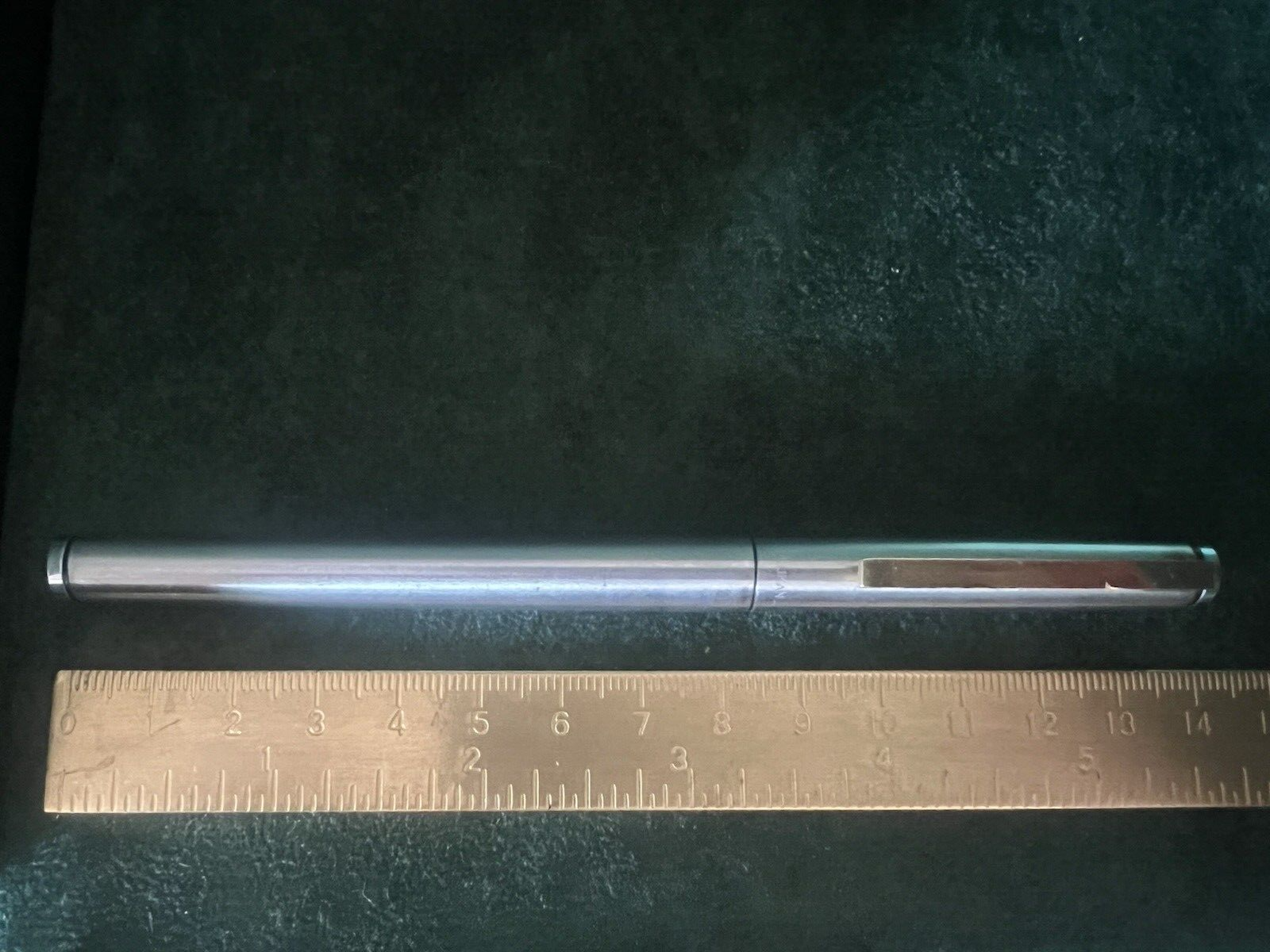 🔴 PELIKAN P380 Chrom-Füllfederhalter mit 14-Karat-Goldfeder, Vintage-Garantie 90 