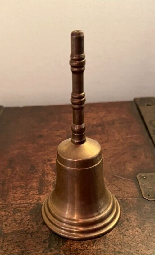 Sonnette Cloche Métal Diamètre 6,5 Hauteur 14 D'Origine Vintage
