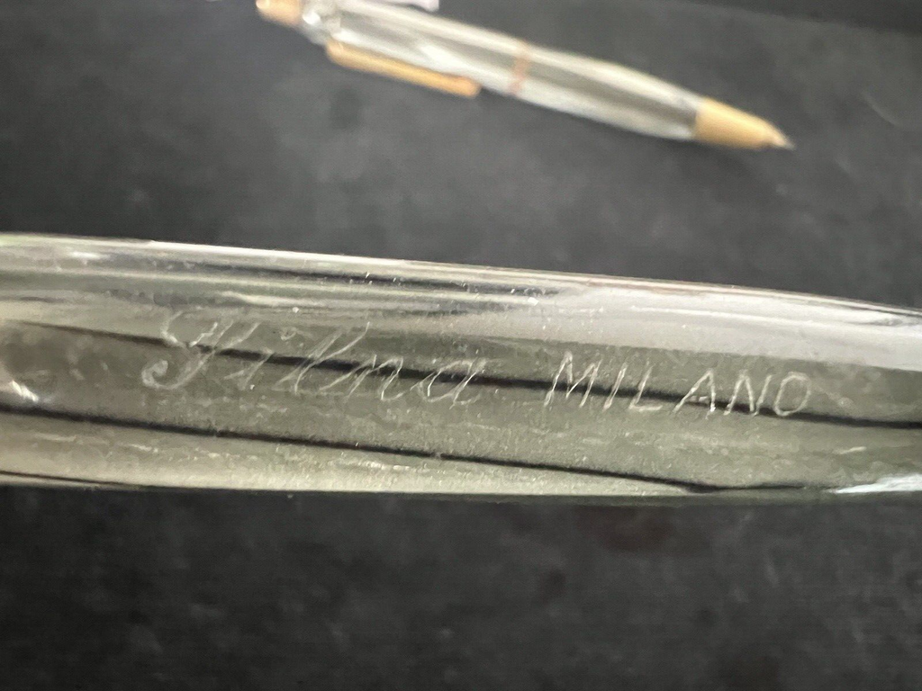 🔴 SILPA penna stilografica CELLULOIDE pennino ORO e Matita meccanica ANTICHE 30