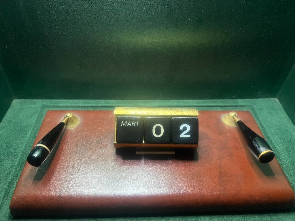 🔴 Base penna sfera stilografica sfera stiloforo dadi calendario scrivania