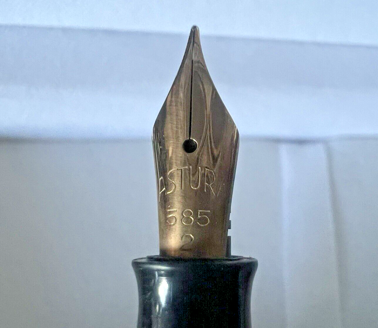 Astura 108 Stylo-Plume Stylo à Plume Celluloid Or 14 KT Écrit Vintage