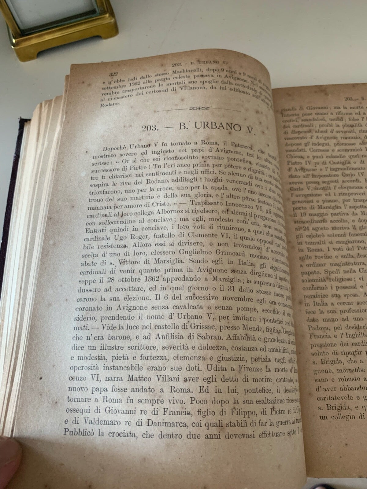 🔴 Book POPULAR BIOGRAPHIES OF THE POPES by Piombanti Livorno ancient 1887 