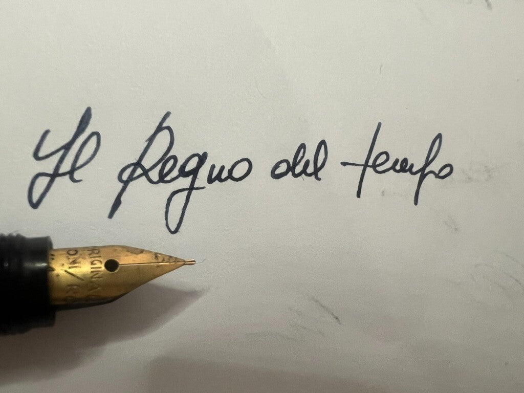 Rapid Stylo-Plume Stylo à Plume Retractable Ancre Or Fonctionne Vintage 