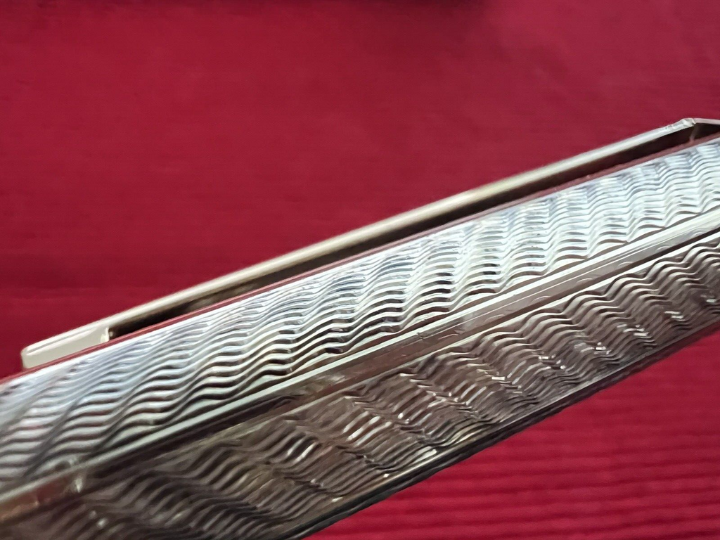 🔴 NOREX penna stilografica ARGENTO MASSICCIO 925 cesellato pennino ORO 14 KT