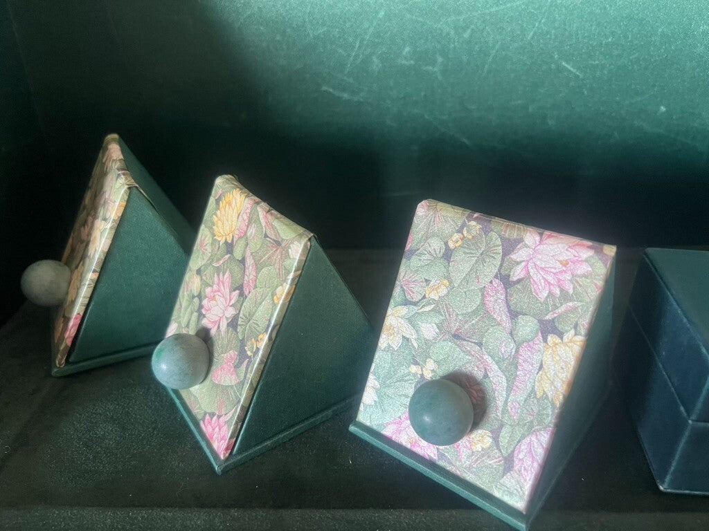 🔴 Scatole anelli orecchini astucci custodie gioielli lotto n. 24